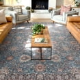 thumbnail image 1 of Well Woven Liana Persian Floral 7'7" x 9'10" Area Rug Teal Blue Multicolor, 1 of 7