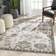 thumbnail image 1 of Well Woven Lisbon Selma Modern Oriental Floral Pattern Grey Retro 5'3" x 7'3" Area Rug, 1 of 8
