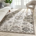 thumbnail image 1 of Well Woven Lisbon Selma Modern Oriental Floral Pattern Ivory Retro 7'10" x 9'10" Area Rug, 1 of 8