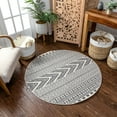 thumbnail image 1 of Well Woven Loop-De-Loop Arbor Tribal Geometric Moroccan Dark Blue 5'3" x 7'3" Area Rug, 1 of 2
