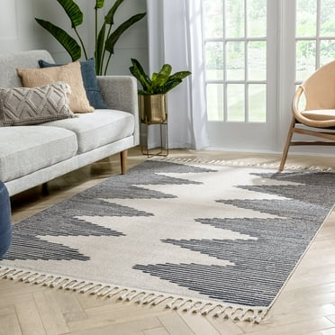Well Woven Loop-De-Loop Kaya Tribal Geometric Blush 5'3" x 7'3" Area Rug