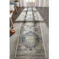 thumbnail image 1 of Well Woven Lotus Medallion Vintage Runner Rug, 9.10' x 2.7', Recycled cotton backing Durable and easy to clean Flat pile with a soft texture, 1 of 8
