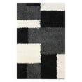 thumbnail image 1 of Well Woven Madison Shag Cubes Black Thick Shag 3'3" x 5'3" Area Rug, 1 of 2
