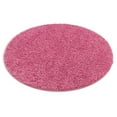 thumbnail image 1 of Well Woven Madison Shag Plain Modern Fuchsia 7'10" Thick Round Area Rug, 1 of 2