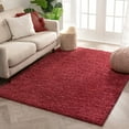 thumbnail image 1 of Well Woven Madison Shag Solid Area Rugs, Red, 1 of 6