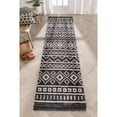 thumbnail image 1 of Well Woven Maya Nokomis Moroccan Trellis Diamond Pattern Grey 2'7" x 9'10" Runner Textured Pile Area Rug, 1 of 7