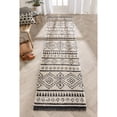 thumbnail image 1 of Well Woven Maya Odina Moroccan Trellis Diamond Pattern Grey 2'7" x 9'10" Runner Textured Pile Area Rug, 1 of 7