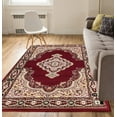 thumbnail image 1 of Well Woven Medallion Red 9'3" x 12'6" Oversized Area Rug Carpet, 1 of 4