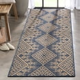 thumbnail image 1 of Well Woven Medusa Cascade Modern Tribal Blue 2'7" x 9'10" Runner Indoor Outdoor Rug, 1 of 7