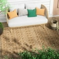thumbnail image 1 of Well Woven Medusa Nord 6' x 9' Brown Moroccan Tribal Outdoor Rug, 1 of 8