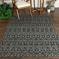 thumbnail image 1 of Well Woven Medusa Nord Moroccan Tribal Grey 7'10" x 9'10" Indoor/Outdoor Flat-Weave Area Rug, 1 of 8