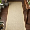 thumbnail image 1 of Well Woven Medusa Odin Solid & Striped Yellow 2'7" x 9'10" Indoor/Outdoor Flat-Weave Runner Rug, 1 of 8