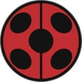 thumbnail image 1 of Well Woven Miraculous Ladybug Miraculous Ladybug Symbol Red 3'11" Round Rug, 1 of 6