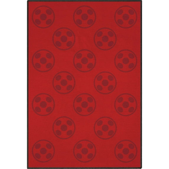 Well Woven Miraculous Ladybug large Ladybug Repeat Red 3'3" x 5' Area Rug