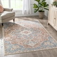 thumbnail image 1 of Well Woven Miro Amiens Medallion Oriental Bohemian Blue Red Rust Vintage Distressed 7'10" x 9'10" Area Rug, 1 of 8
