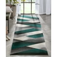 thumbnail image 1 of Well Woven Modern Geometric Runner Rug, 31 in x 118 in, 1 of 9