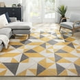 thumbnail image 1 of Well Woven Modern Geometric Woven 5'3" x 7'3" Indoor Area Rug, 1 of 8