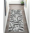thumbnail image 1 of Well Woven Money Dollar Stacked Modern Modern Green 3' x 7'3" Runner Rug, 1 of 6