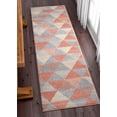 thumbnail image 1 of Well Woven Mystic Alvin Mid-Century Modern Geometric Blush 2' x 7'3" Runner Area Rug, 1 of 8