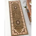 thumbnail image 1 of Well Woven Noble Medallion Red Green Ivory Light Blue Black Area Rug 2'3" x 7'3" Runner, 1 of 6