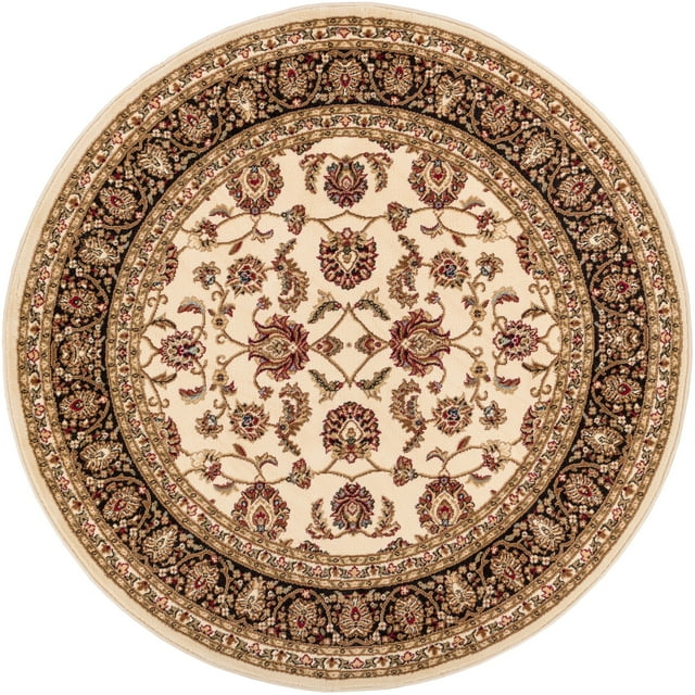 Well Woven Noble Sarouk Persian Floral Oriental Area Rug 3'11" Round