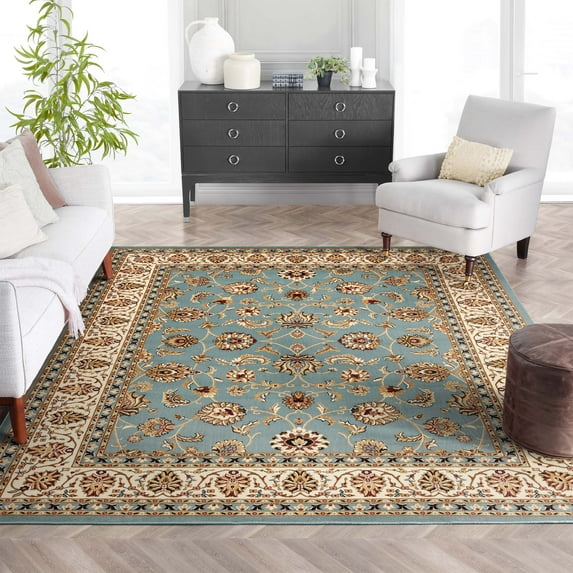 Well Woven Noble Sarouk Persian Floral Oriental Formal Area Rug 5'3" x 7'3"