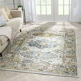 thumbnail image 1 of Well Woven Novalie Ivory Patchwork Bohemian Medallion Pattern 8x10 (7'10" x 9'10") Area Rug, 1 of 8