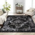 thumbnail image 1 of Well Woven Patras Black | Vintage Oriental Medallion | Area Rug 8x10 (7'10" x 9'10"), 1 of 9