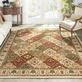 thumbnail image 1 of Well Woven Pyla Traditional Multi Color Panel Design Area Rug 7'10" x 9'10" Red & Green, 1 of 9