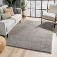 thumbnail image 1 of Well Woven Rainbow Chroma Glam Solid Two-Tone Soft Shimmer Pile Light Grey Shag 9'3" x 12'6" Area Rug, 1 of 4