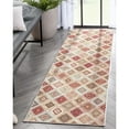 thumbnail image 1 of Well Woven Richard Tribal Diamond 2'3" x 7'3" Runner Rug Ivory, 1 of 7