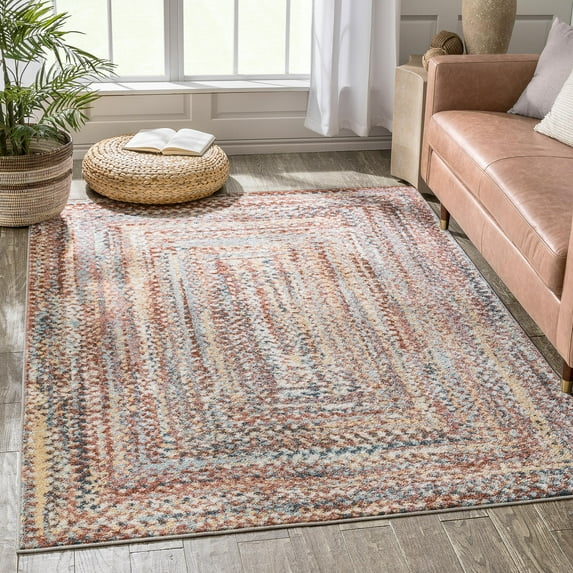 Well Woven Rodeo Abstract Area Rug, 5' x 3', Durable, Longer Lasting Rug, Global Inspired Bohemian Pattern, Super Soft Pile
