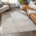 thumbnail image 1 of Well Woven Rodeo Collins Distressed Abstract Stripes Gray 5'3" x 7'3" Area Rug, 1 of 8