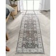 thumbnail image 1 of Well Woven Seluna Vintage Black Grey Persian Floral Medallion Runner Rug 2'3" x 7'3", 1 of 8