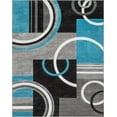 thumbnail image 1 of Well Woven Ruby Galaxy Waves Modern Geometric Blue 5'3" x 7'3" Area Rug, 1 of 7