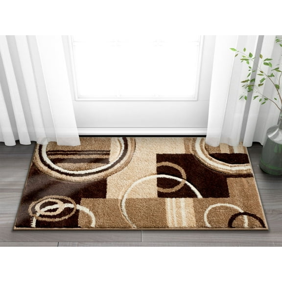 Well Woven Ruby Galaxy Waves Modern Geometric Ivory 2' x 3' Area Rug