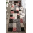 thumbnail image 1 of Well Woven San Francisco Escondido Escondido Blush Modern Geometric 3D Textured 2'7" x 9'10" Runner Area Rug, 1 of 4