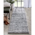thumbnail image 1 of Well Woven Sentara Grey Super Thick & Soft Tribal Geometric 3x10 (2'7" x 9'10") Runner Rug, 1 of 8