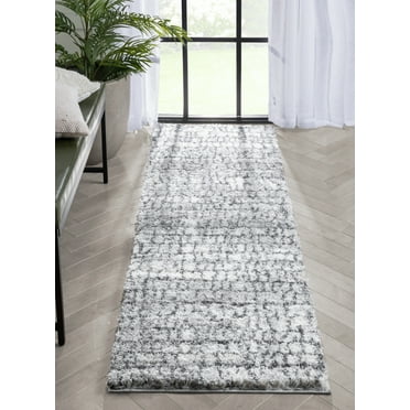 Well Woven Sentara Ivory Super Thick & Soft Tribal Geometric Runner Rug 2x7 (2'3" x 7'3")