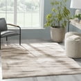 thumbnail image 1 of Well Woven Sevvina Ivory & Brown Zig-Zag Stripes Distressed Area Rug 7'10" x 9'10", 1 of 7