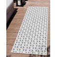 thumbnail image 1 of Well Woven Sila Ciel Modern Geometric Blue 2'3" x 7'3" Runner Indoor/Outdoor Rug, 1 of 6