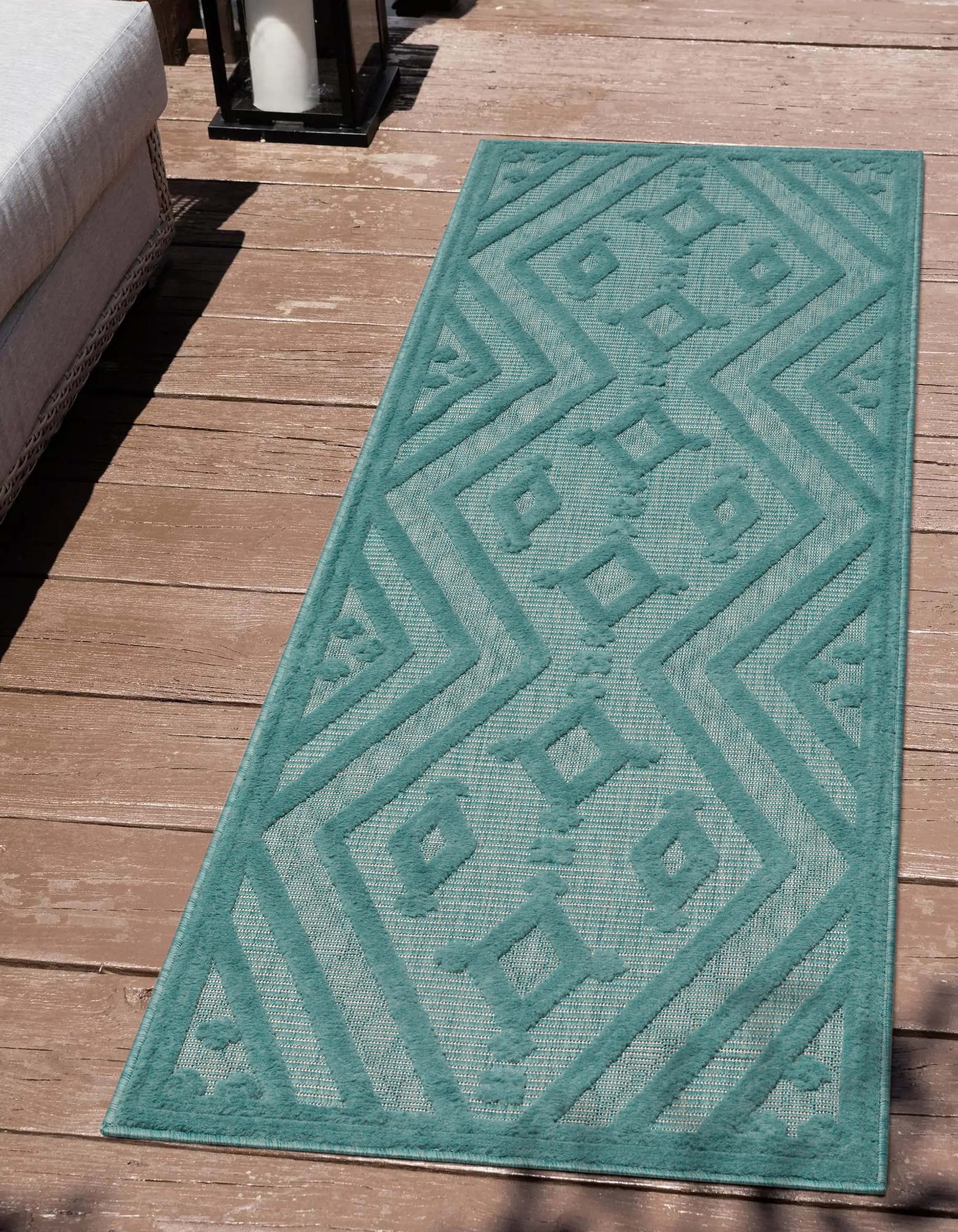 Well Woven Sila Mali Modern Moroccan Teal 2'3