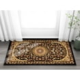 thumbnail image 1 of Well Woven Sultan Medallion Black Oriental 2x4 (2'3" x 3'11") Area Rug Persian Floral Formal Traditional Area Rug Easy Clean Stain Fade Resistant Modern Classic Contemporary Thick Soft Plush Doormat, 1 of 7