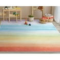 thumbnail image 1 of Well Woven Sunrise Multicolor Rainbow Apollo Kids Collection 5' x 7' Area Rug, 1 of 9
