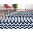 thumbnail image 1 of Well Woven Sydney Chevron Area Rugs, Blue, 1 of 4