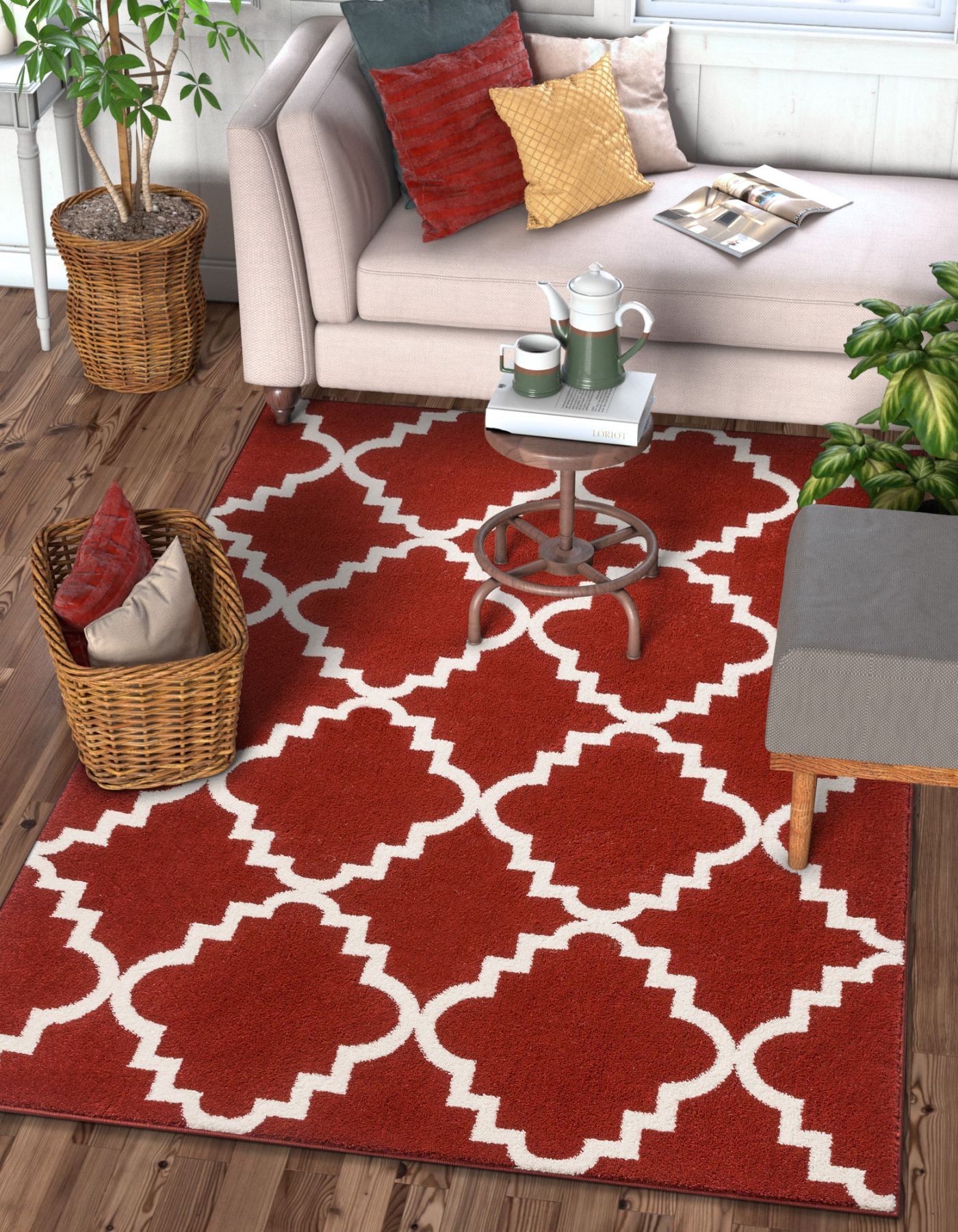 Well Woven Sydney Lulu's Lattice Modern Area/Oval Rug