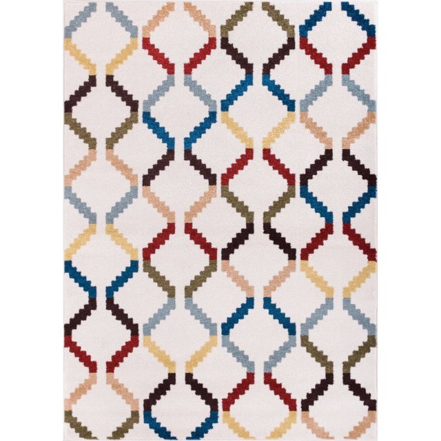 Well Woven Sydney Moroccan Trellis Modern Area Rug, Multi