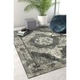 thumbnail image 1 of Well Woven 22175 Sydney Vintage Berkshire Grey Modern Distressed Medallion Area Rug - 5 ft. 3 in. x 7 ft. 3 in., 1 of 1