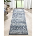 thumbnail image 1 of Well Woven Terno Blue Tribal Medallion Runner Rug 3x7 (2'3" x 7'3"), 1 of 8