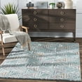 thumbnail image 1 of Well Woven Thanatos Triangles Geometric Modern Light Blue Area Rug - Ultra-Soft Yarn, Cut & Loop Pile - For Living Room, Dining Room & Bedroom (7'10" x 9'10"), 1 of 8